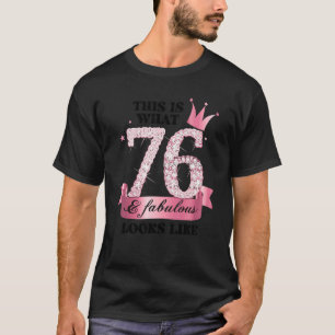 Camiseta 76 e Fabuloso Grupo de Partido Branca Rosa Candid 
