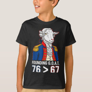 Camiseta 76 Maior Que 67 George Washington História Diversã