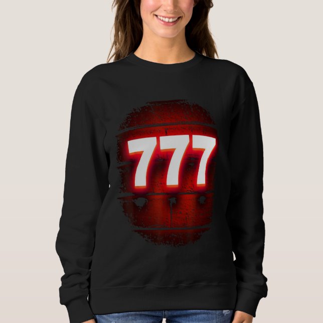 Camiseta 777 Lucky Slot Numbers Jackpot (Frente)