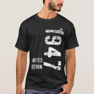 Camiseta 77.º aniversário Presente 1947 Edição limitada de 