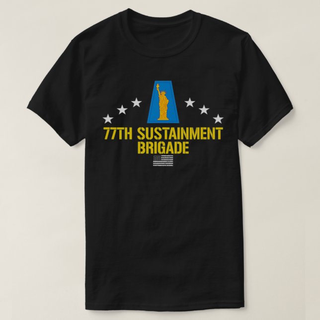 Camiseta 77th Sustainment Brigade  (Frente do Design)
