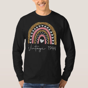 Camiseta 78º aniversário Vintage 1944 Arco-Íris Aniversário