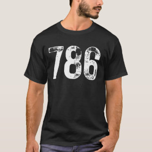 Camiseta 786 Código de área Miami FL — Código de área do te