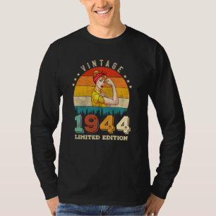 Camiseta 78 anos de idade Mulheres no dia 1944 Vintage 78º