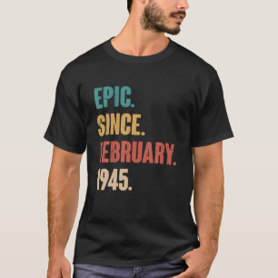 Camiseta 78 Anos Vintage 1945 Aniversário 78ª Decoração