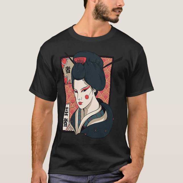 Camiseta 7942 Geisha traditional  PR (Frente)