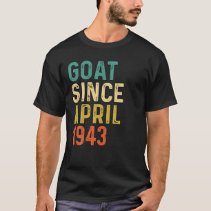 Camiseta 79.O Aniversário, 79 Anos De CAPOTA Desde abril d