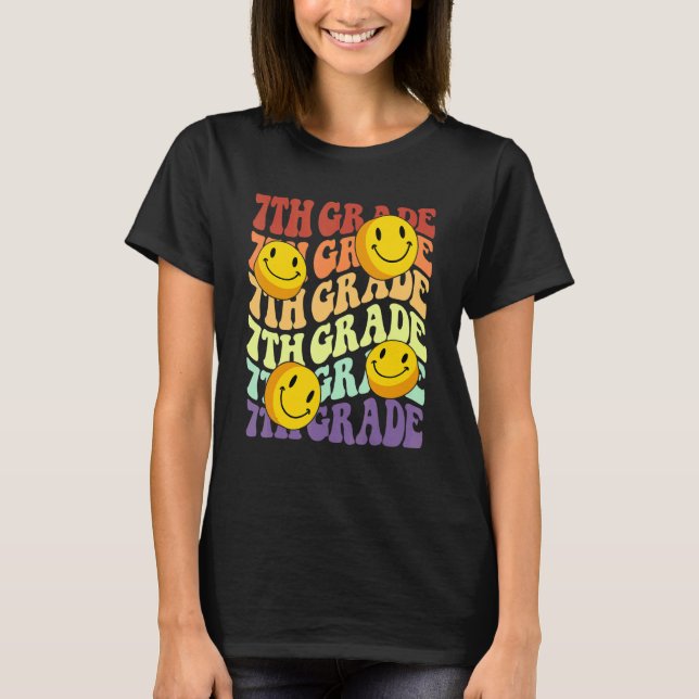 Camiseta 7 7º ano professor de volta à escola (Frente)