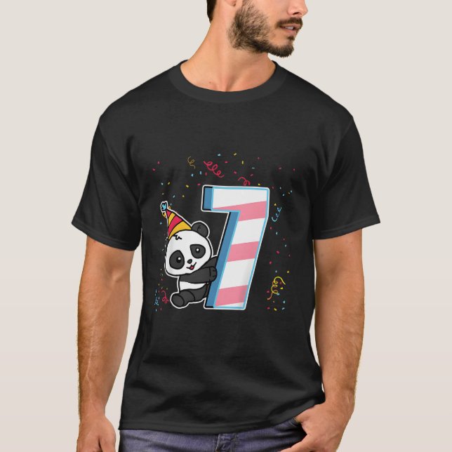 Camiseta 7 7 Panda (Frente)
