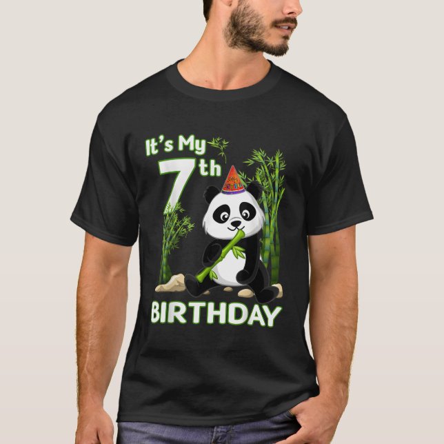 Camiseta 7 7 Py Animal Panda (Frente)