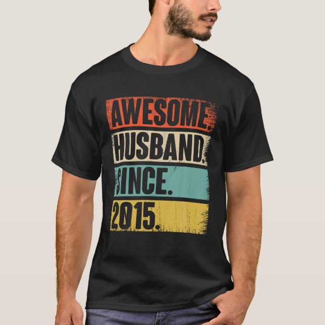 Camiseta 7 Aniversário de Casamento Dando-Lhe Presente - Ma (Frente)