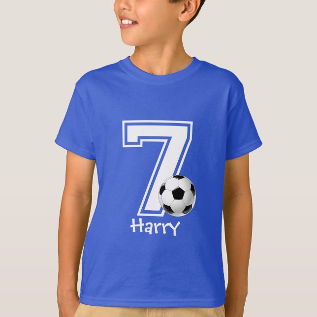 Camiseta 7 Aniversário futebol personalizado 2 (Frente)