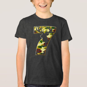Camiseta 7 Anos de Caça ao Veado Camuflado
