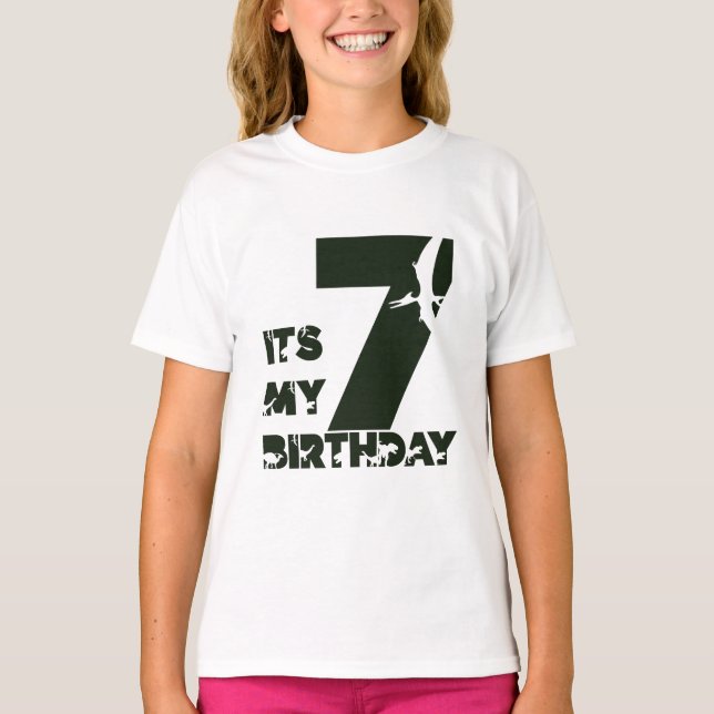 Camiseta 7 anos de idade (Frente)