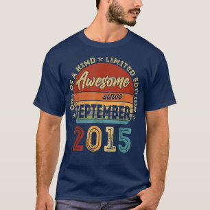 Camiseta 7 Anos De Idade, 7 de Presente, Awestível Desde Se