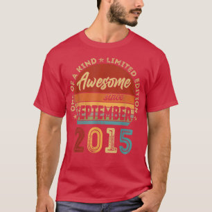 Camiseta 7 Anos De Idade, 7 de Presente, Awestível Desde Se