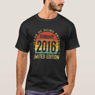 Camiseta 7 anos Fevereiro de 2016 7 Aniversário 3