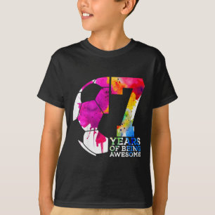 Camiseta 7 Anos Sendo Futebol Incrível 7º Aniversário