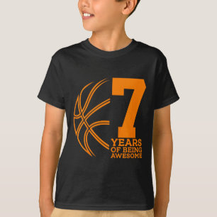 Camiseta 7 Anos Sendo Incrível Sketll 7º Aniversário