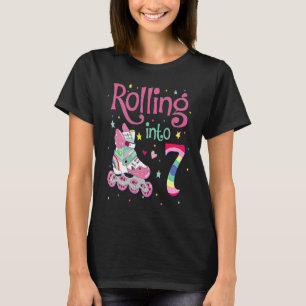 Camiseta 7 Bday Rolando Em 7 De Aniversário Skate Cilindro