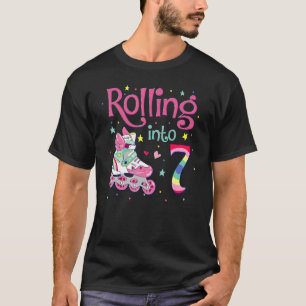 Camiseta 7 Bday Rolando Em 7 De Aniversário Skate Cilindro 