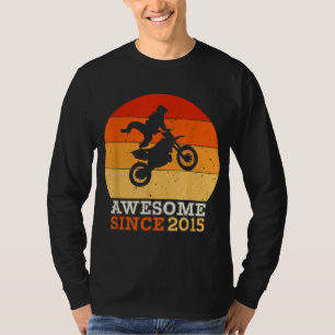 Camiseta 7 Birdirt Bike Gift 7 Anos Vintage Mo