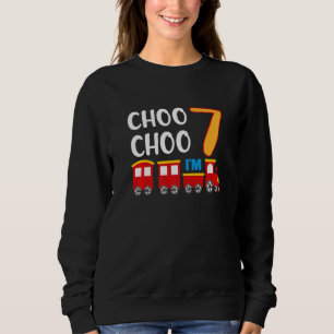 Camiseta 7 Birthday, 7 Anos, Vagão De Comboio