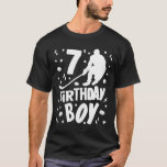 Camiseta 7 Birthday Boy Ice Hockey Kids 7 Anos Festa<br><div class="desc">7 Birthday Boy Ice Hockey Kids 7 Anos de Festa Dotada</div>