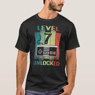 Camiseta 7 Birthday Boy Level 7 Unlocked Video Gamer 7 Ye