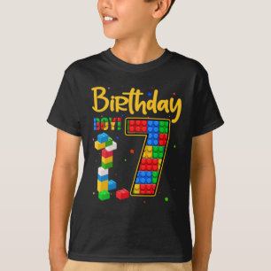 Camiseta 7 Birthday Gift 7 Anos