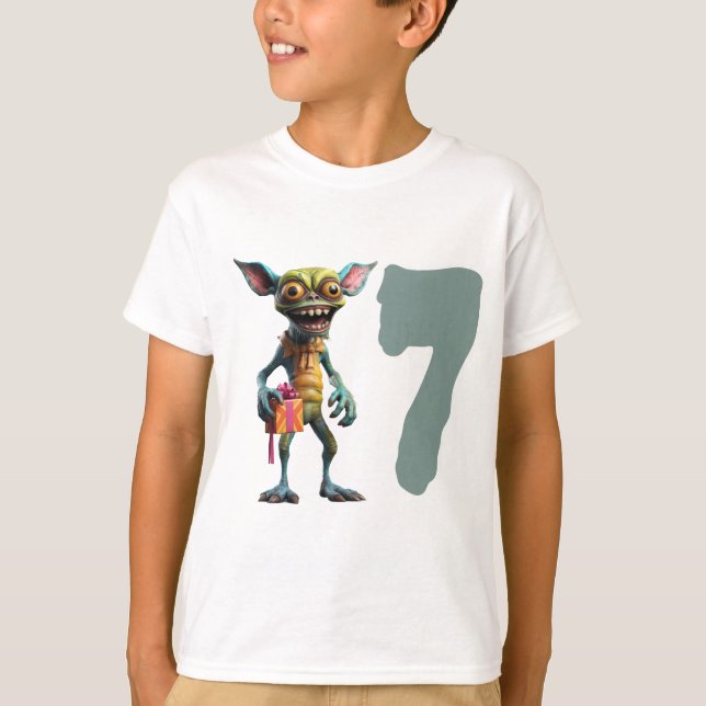 Camiseta 7 Birthday Gremlin (Frente)