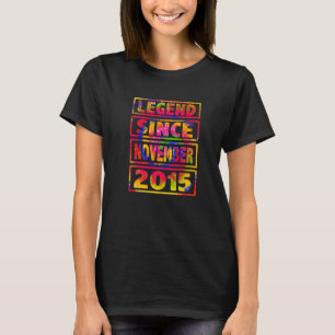Camiseta 7 Birthday Tie Dye Legend Desde Novem