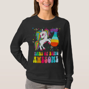 Camiseta 7 Birthday Unicorn Fidget Pop It Birthday Girl 7