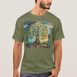 Camiseta 7 Chakra Blossoming Tree Of Life