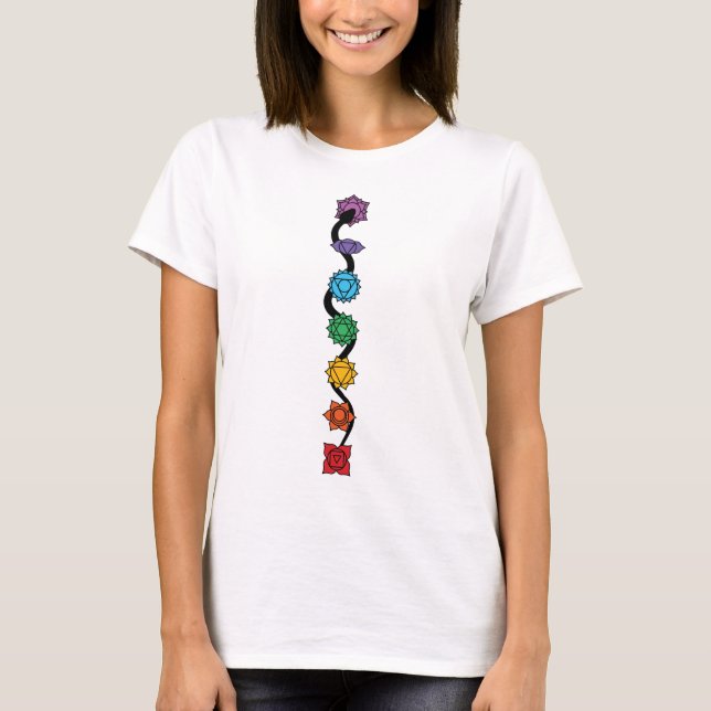 Camiseta 7 Chakra Kundalini (Frente)