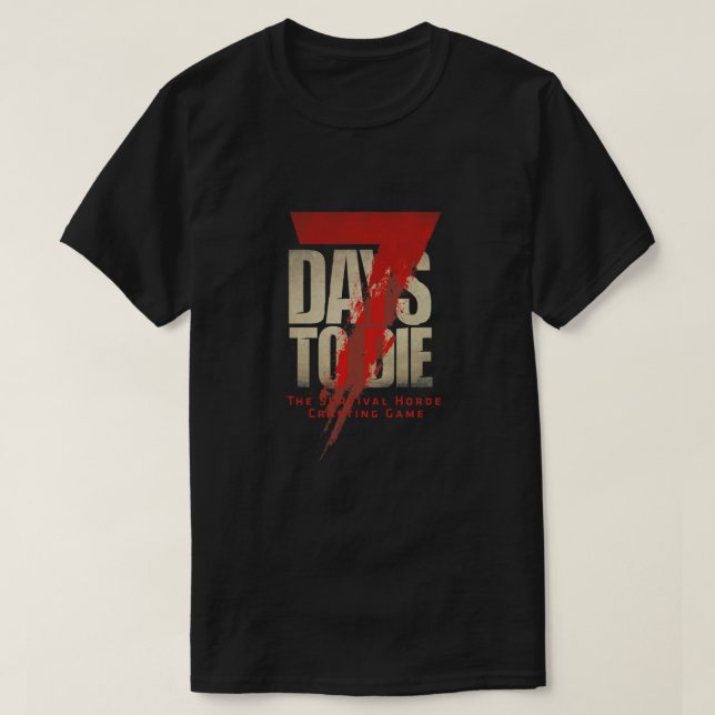 Camiseta 7 Days To Die (Frente do Design)