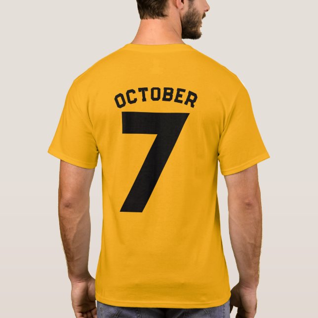 Camiseta 7 de outubro (Verso)