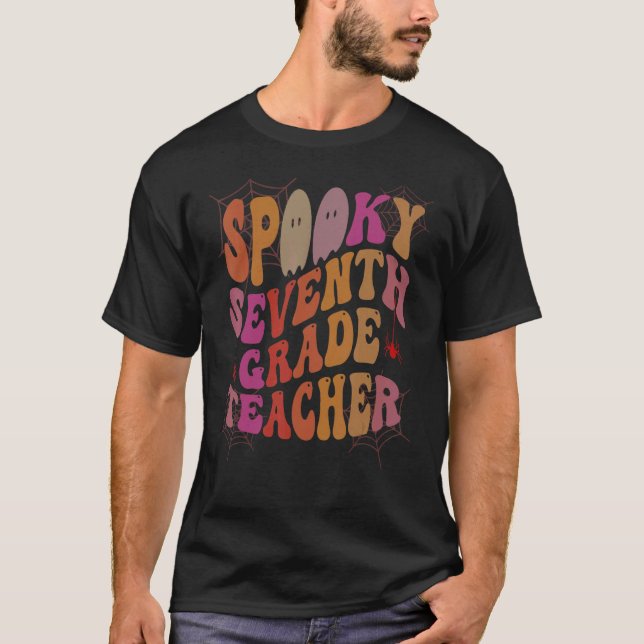 Camiseta 7 DE PROFESSOR DE SPOOKY Figurume Este É O Meu Fab (Frente)
