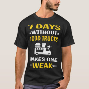 Camiseta 7 Dias Sem Caminhões De Comida