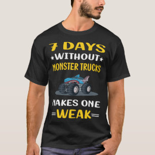 Camiseta 7 Dias Sem Caminhões Monstros