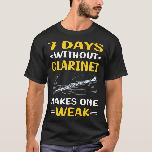 Camiseta 7 Dias Sem Clarinet (Frente)