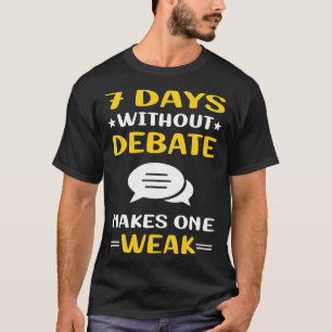 Camiseta 7 Dias Sem Debate