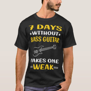 Camiseta 7 Dias Sem Guitarista Bass
