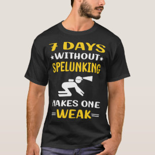 Camiseta 7 Dias Sem Ortografia Espeleologia