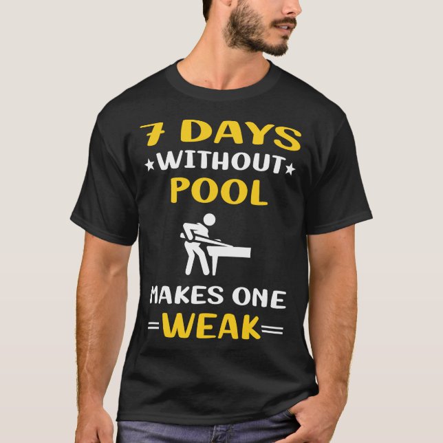 Camiseta 7 Dias Sem Piscina (Frente)