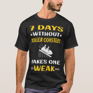 Camiseta 7 Dias Sem Rollercoaster De Porta copos Do Cilindr