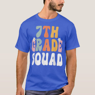 Camiseta 7 Grade Esquadrão Retrorista Teacher Feliz 1rua Di