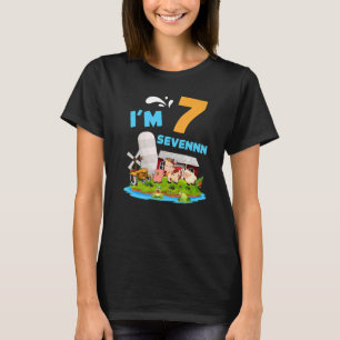 Camiseta 7 Im Sevennn - Tema Da Fazenda De Trator