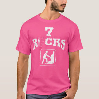 Camiseta 7 Montanhas Rochosas Escalando Aos Sete Anos