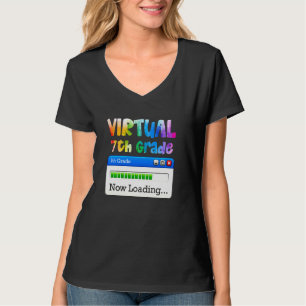 Camiseta 7 Nível De 7 Virtual De Nível Agora A Carregar De